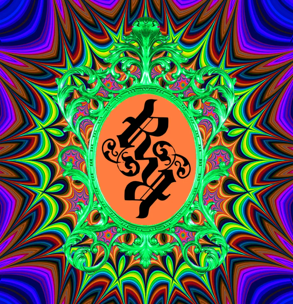 Radical Renaissance emblem in an ornate frame